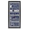 Stupell Industries Superhero Rules Typography Framed Floater Canvas Wall Art